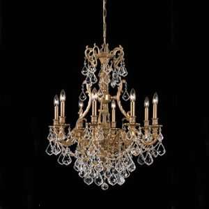  Crystorama Chandeliers 5148 AG CL MWP Yorkshire Collection 