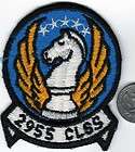   Squadron Patch USAF 2955 CLSS Combat Logistics Winged Chess Knight