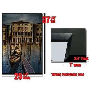  Framed Venice Canal Romance Poster Italy Gondola