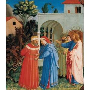  Hand Made Oil Reproduction   Fra Angelico   24 x 28 inches 