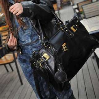 NEW Ladys PU Leather Shoulder Bags Handbags Tote E42  