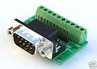 DB9 Male Breakout Board RS232 adapter DSUB 9 UART