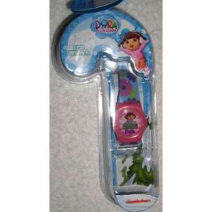  Dora the Explorer LCD Watch   Candy Cane Gift Package 