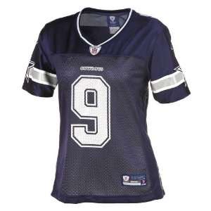   Dallas Cowboys Womens Replica Tony Romo #9 Jersey