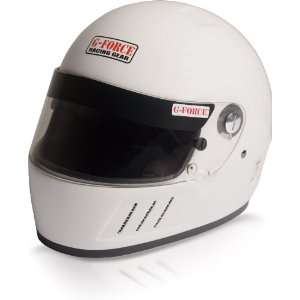   Pro Eliminator White Large SA10 Full Face Racing Helmet Automotive