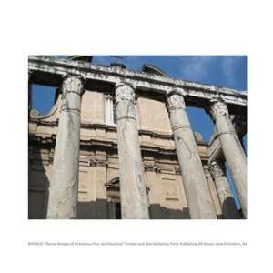  Rome Temple of Antoninus Pius and Faustina 10.00 x 8.00 