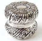   HALLMARKED STERLING SILVER TRINKET BOX BY ROSENTHAL JACOB & Co