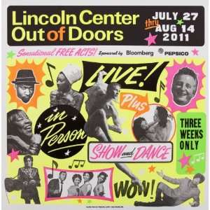 Lincoln Center Out of Doors 2011 Poster   unsigned