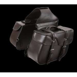  First Manufacturing FIBAG8003 Black Adjustable Saddle Bag 