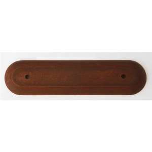  Alno AW932 3 SN Rustic Pull Cabinet Backplate