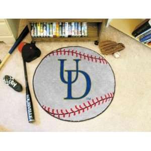 Delaware Blue Hens Baseball Shaped Area Rug Welcome/Door 