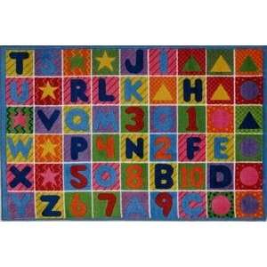  Fun Rugs Supreme Numbers & Letters TSC 137 Multi 53 x 7 
