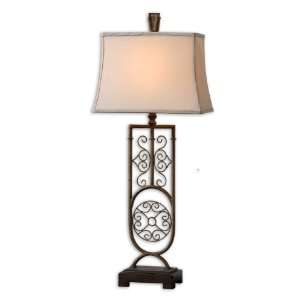 Uttermost 37 Cesarina Lamps Delicately Curved Metal Finished In A 