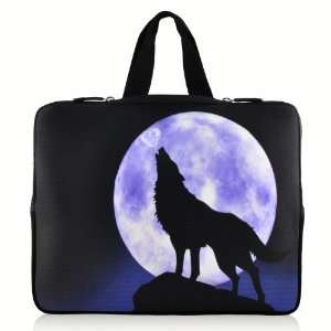  Wolf 17 inch Laptop Bag Sleeve Case with Hidden Handle for 16 17 
