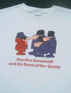 NOODLES ROMANOFF & His BAND of NO GOODS medium T SHIRT  