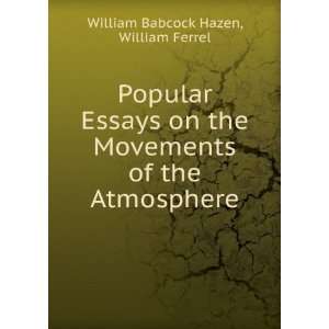   of the Atmosphere William Babcock Hazen William Ferrel Books