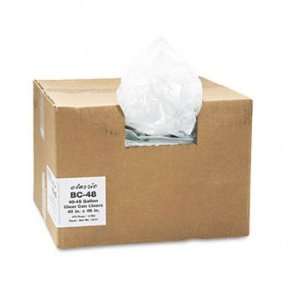   Low Density Can Liners, 40 45 gal, .6 mil, 40 x 46, Clear, 250/Carton