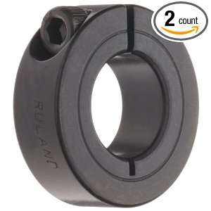 Ruland CL 13 F One Piece Clamping Shaft Collar, Black Oxide Steel 