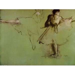   Degas   24 x 18 inches   Dancers at the Barre (study)