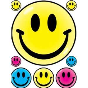  21 Pack EUREKA WINDOW CLING SMILE FACES 12 X 17 