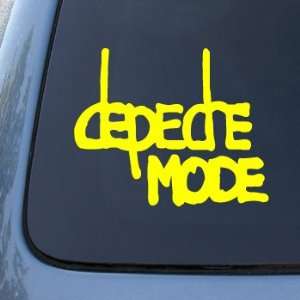 DEPECHE MODE   Vinyl Car Decal Sticker #A1593  Vinyl Color Yellow