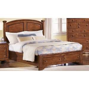  Vaughan Bassett Oak River Brownstone Oak Queen Size Panel 