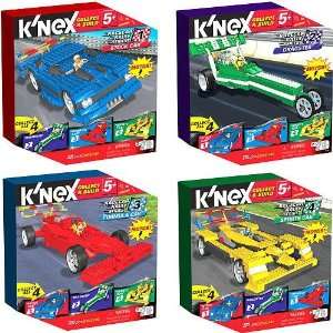  KNex Race Collect and Build Car Rally Series Building 