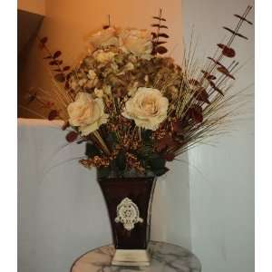   New Fall/Winter Carmel & Espresso Hydrangeas & Roses