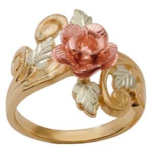  Elegant 10K Gold Rose Ring Jewelry