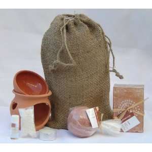  Essential Oil Burner   Rooibos Fragrance Gift Set Beauty