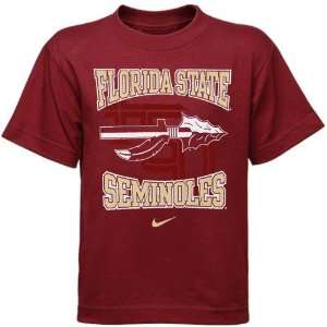 Nike Florida State Seminoles (FSU) Preschool Garnet Mascot T shirt (5 