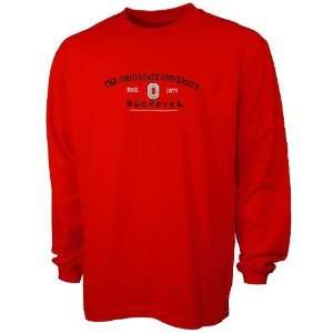  Ohio State Buckeyes Scarlet Youth Established Long Sleeve 