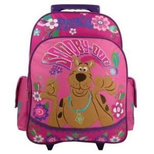  Scooby Doo Full Size Canvas Rolling Luggage / School Bag 
