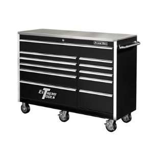   56 11 Drawer Professional Roller Cabinet in Black