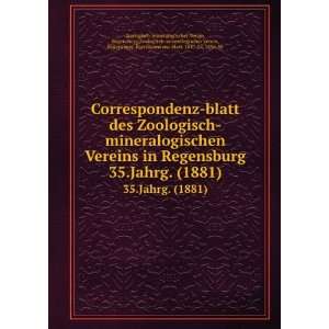  Correspondenz blatt des Zoologisch mineralogischen Vereins 