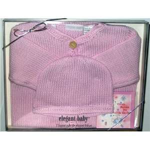    Great Baby Sweater Pink Girl Gift Set Size 0 6 Months Baby