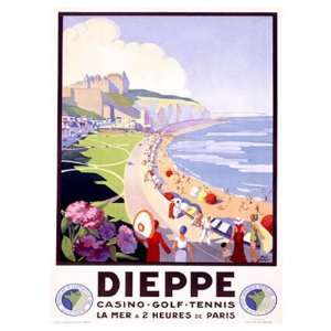  Dieppe Giclee Poster Print by Suzanne Hulot, 32x44