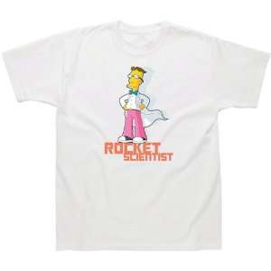    SPK Wear   Simpsons T Shirt Rocket Scientist (S) Toys & Games