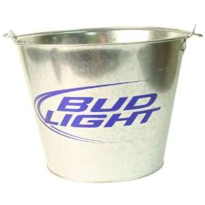  Bud Light Silver Silver Beer Bucket (Holds 8 Long Necks 