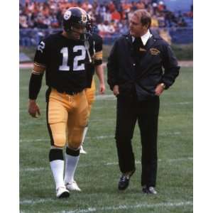  Terry Bradshaw & Chuck Noll Pittsburgh Steelers 8 X 10 