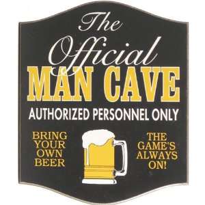  Man Cave Wood Sign   Official Man Cave Small Everything 
