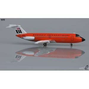  Jcwings Braniff BAC111 200 1/200 Orange REG#N1544