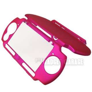 Rubber Hard Cover Case LCD Protector For Sony PSP 3000  