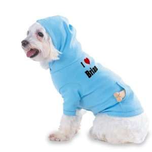  I Love/Heart Brian Hooded (Hoody) T Shirt with pocket for 