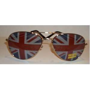  British Flag Aviator Sunglasses Glasses 
