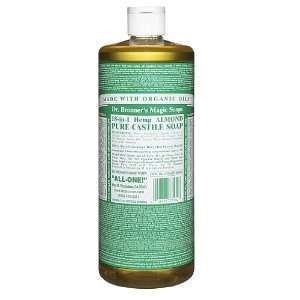    Castile Soap Organic Almond Dr. Bronners (2 Pack) 