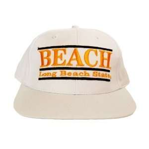 NCAA Long Beach State Dirtbags Snapback Hat   White  