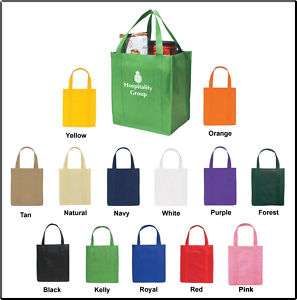 50 Reusable GROCERY TOTE BAGS Shopping Promotional BULK  