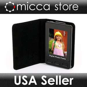 Micca 2.4 Portable Digital Photo Frame Wallet Album With Cover, Holds 
