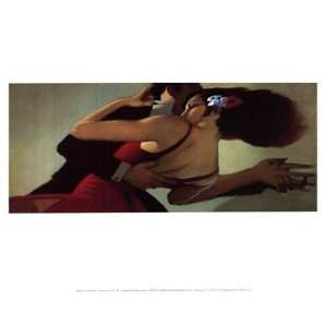    Tango Dancers Poster by Bill Brauer (10.00 x 8.00)